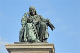 Sculpture of poet Friedrich Rueckert Monument