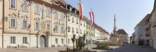 Main square with town hall St. Veit an der Glan
