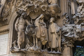 Facade of the Sagrada Familia