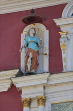 Justitia figure at the old town hall built 1420