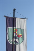 City flag at the city hall