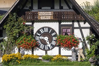 World's largest original cuckoo clock in the Black Forest