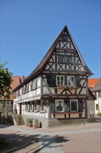 Half-timbered house Gasthof Sonne built 1677
