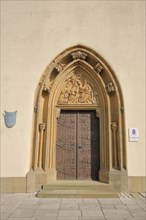 Portal with tympanum of St. Michael's Church