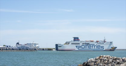 Polferries ferry Mazovia leave Ystad and going to Swinoujscie