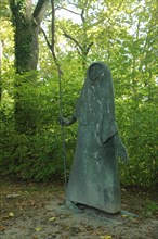 Sculpture hiker Abraham by Heinrich Kirchner 1957