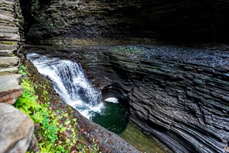 Watkins Glen State Park: Gorge Trail entrance and tunnel