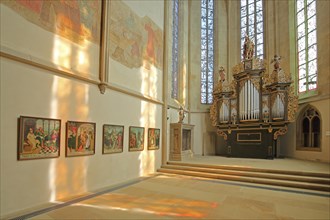 Organ and paintings