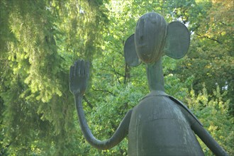 Sculpture Guardian in the Garden of Eden by Heinrich Kirchner 1978