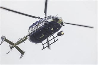 Helicopter of the Hesse Police. Eurocopter EC-145