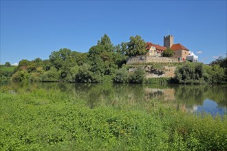 View across the Neckar to Grafenburg Castle
