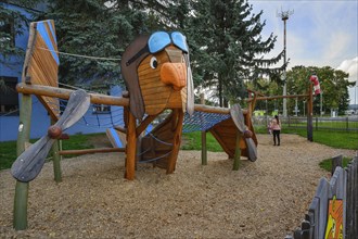 Children's playground at Memmingen Airport