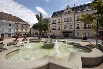 Nymph Fountain and Town Hall