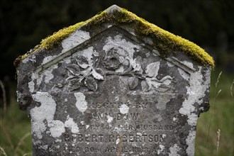 Gravestone with inscription