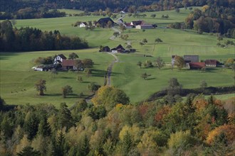Autumn landscape near Sulzbach-Laufen