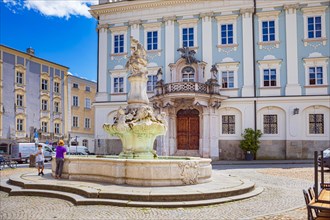 Residenzplatz and Prince Bishop's Residence in Passau