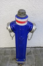 Blue hydrant