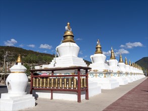 The 13 White Stupas of Deqin