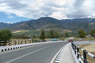 Wayil Bridge in Manigam the largest village in district Ganderbal in Jammu Kashmir