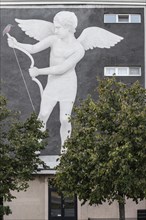 Painting on a house wall