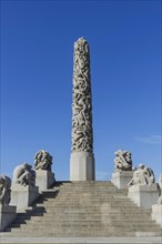 Monolith Sculpture by Gustav Vigeland