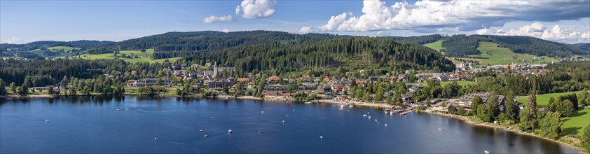 Landscape with Titisee in the Black Forest