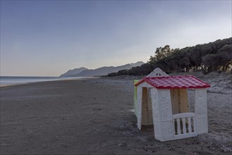 Playhouse on the beach