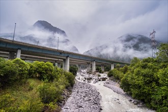 Motorway bridge in the Canal Valley