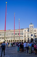 Flagpoles on St Mark's Square