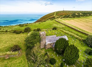 The Parish of Saint John the Evangelist Countisbury from a drone