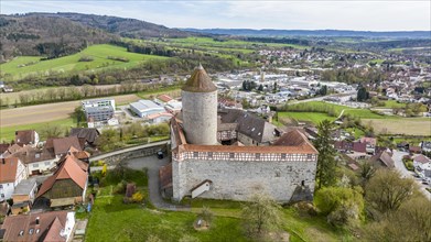 Aerial view of Reichenberg Castle