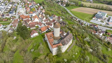 Aerial view of Reichenberg Castle