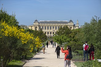 Tourists at the Jardin des Plantes