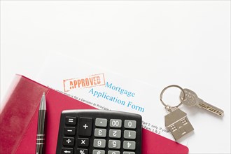 Approved mortgage house key