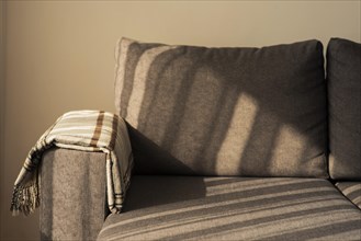 Sofa with shadows living room