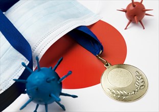 Sport medal medical mask viruses