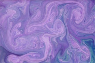Pink lavender green paint liquefied background