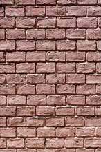 Vertical copy space brick wall background