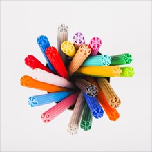 Felt pens different colours