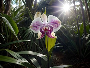 Wild orchid in the jungle