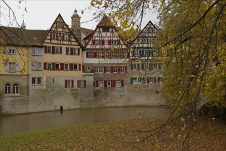 Half-timbered houses on the Kocher