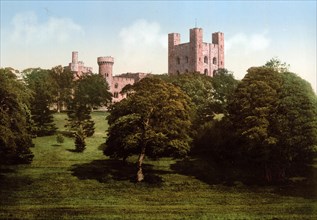 Penrhyn Castle is a country castle in the style of a Norman castle in the North Wales parish of Llandygai