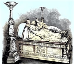 The tomb of Frederick William III and Queen Louise of Prussia