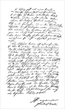 Part of a letter from Friedrich Nicolai to Meinhard in Erfurt