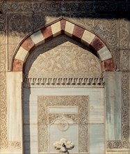 Turkish Ottoman style antique fountain in view