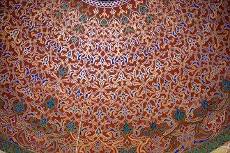 Floral art pattern example of the Ottoman time