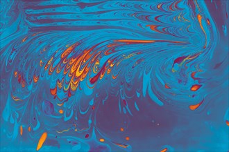 Marbling art patterns as abstract colorful background
