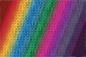 Hearts patterns template for greeting card or valentine s day