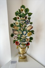Altar bouquet painted on sheet metal around 1800