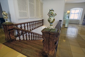 Staircase in the museum of the monastery